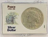 1934-S Peace Dollar in Holder
