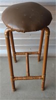 Handcrafted Copper Base Barstool/29”H,13” Diam.