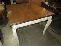 SOLID WOOD PAINTED BASE CENTER TABLE