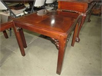 CHERRY INLAID SIDE TABLE