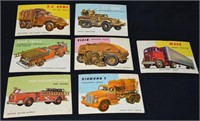 7 -  Topps World On Wheels Cards Cement #1  1950's