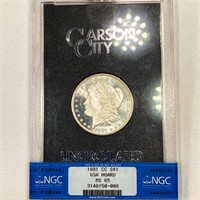 1881-CC Morgan Silver Dollar -MS65 GSA