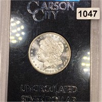 1882-CC Morgan Silver Dollar -MS63 GSA