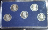 Ldt. Edition 2000 US Proof Silver 5 State Quarters