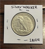 1944 D US Silver Walking Liberty Half Dollar