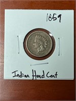 Early Scarce 1964 Indian Head Cent