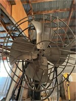 Antique Industrial Fan with Stand