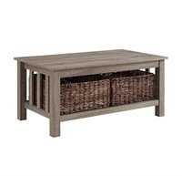 $186.00 WALKER EDISON STORAGE COFFEE TABLE WITH