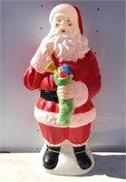 Christmas Blow Mold Figure Santa Claus 41"