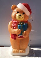 Christmas Blow Mold Figure 33" Teddy Bear Gifts