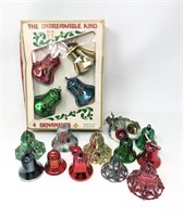 Vintage unbreakable Bell ornaments