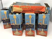 14 Deluxe Royalite Christmas Candles