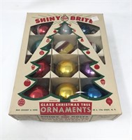 Lot of Shiny Brites Vintage Glass Ornaments Balls