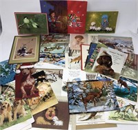 Lot of Vintage Christmas Greetings Cards