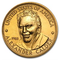 Us Mint 1/2oz Gold Commemorative: Alexander Calder