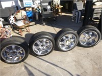CONTINENTAL 245/501/R20 WHEELS AND TIRES