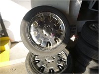 TIRES AND WHEELS (3) 285/45/R22