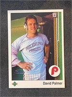 DAVID PALMER 1989 TRADING CARD