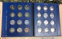 1970 AMERICA IN SPACE 24 SOLID SILVER PROOF MEDALS