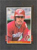 TIM CORCORAN 1985 TRADING CARD