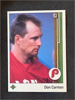 DON CARMEN 1989 TRADING CARD