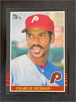 CHARLIE HUDSON 1985 TRADING CARD