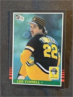 LEE TUNNELL 1985 TRADING CARD