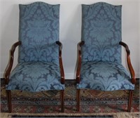 Pair Southwood Martha Washington chairs w string