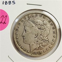 R - 1885 SILVER MORGAN DOLLAR (22)