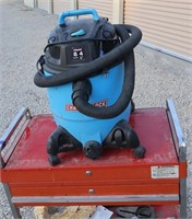 Roller cart vacuum and heater