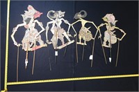 LOT OF 4 SHADOW PUPPETS APPROX 20"