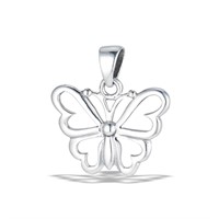 Sterling Silver Petite Butterfly Pendant