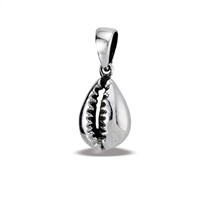 Sterling Silver Small Cowry Shell Pendant