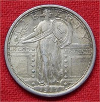 1917 Standing Liberty Silver Quarter Type I