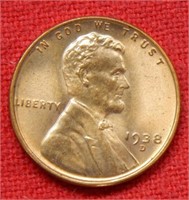 1938 D Lincoln Wheat Cent