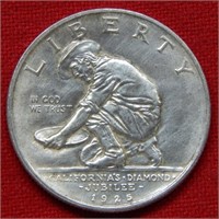 1925 S California Silver Commemorative Half Dollar
