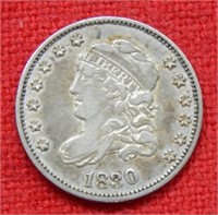 1830 Bust Silver Half Dime