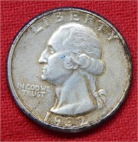 1932 D Washington Silver Quarter -- Key Date