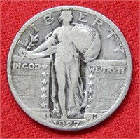1927 D Standing Liberty Silver Quarter