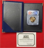 2007 D Washington Golden Dollar ICG MS67 -Box/Coa