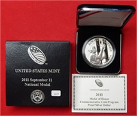 2011 Medal of Honor Comm Silver Proof Dollar