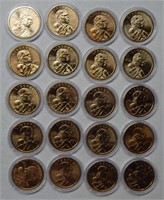 (20) Sacagawea Golden Dollars Mixed Dates
