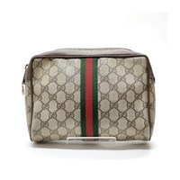 Gucci Cosmetic Brown Pouch