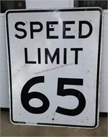 48" x 5' Speed Limit 65 Sign