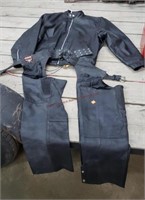 Interstate Leather Chaps & Jacket Set