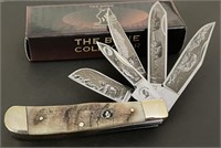 BONE COLLECTOR BC5249-RH RAM HORN BONE KNIFE