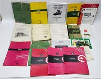 Lot Of John Deere Manuals, Books, Parts Catalogs,