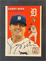 CASEY MIZE ROOKIE-70 YEARS OF TOPPS TRADING CARD