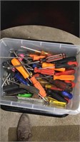 Various Screwdrivers and misc hand tools