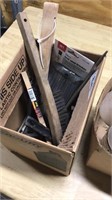 Box of brushes and box of of automotive refinsh